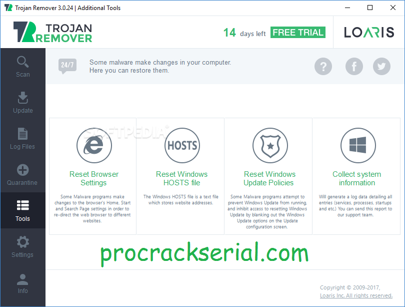 Loaris Trojan Remover Crack 3.1.100 & Registration Key [Latest] 2022