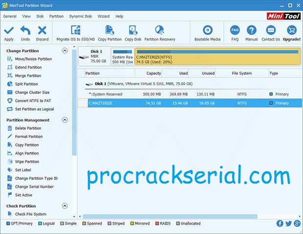MiniTool Partition Wizard Crack 12.6 & Product Key [Latest] 2022