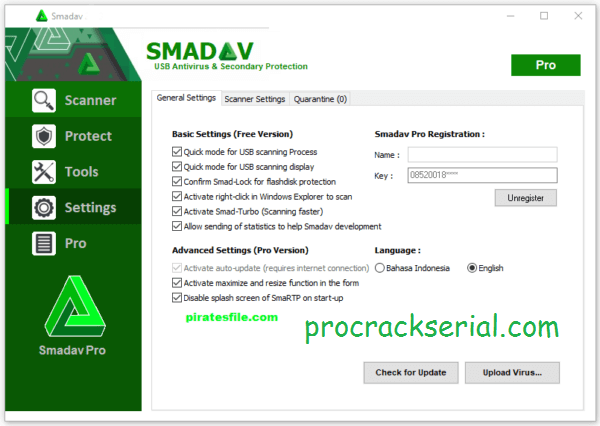 Smadav Pro Crack v14.7.2 & Serial Key [Latest] 2022