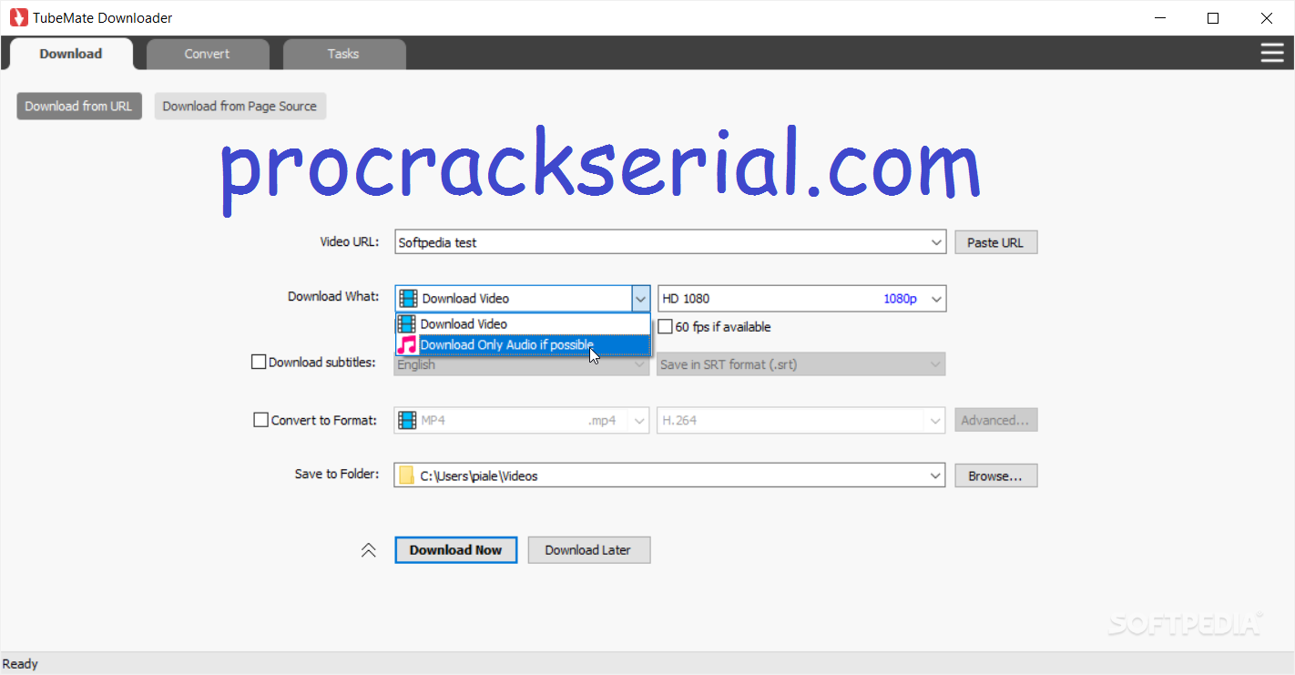 TubeMate Downloader Crack 3.26.2 & Registration Key [Latest] 2022