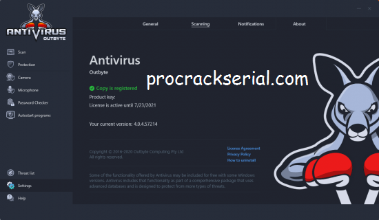 OutByte Antivirus Crack 4.0.7.59141 & Registration Key [Latest] 2022