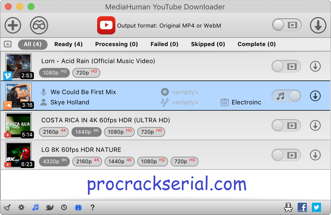 MediaHuman YouTube Downloader Crack 4.1.1.24 & Serial Key [Latest] 