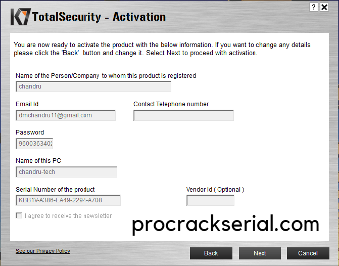K7 Total Security Crack 16.0.0653 & Activation Key [Latest] 2022