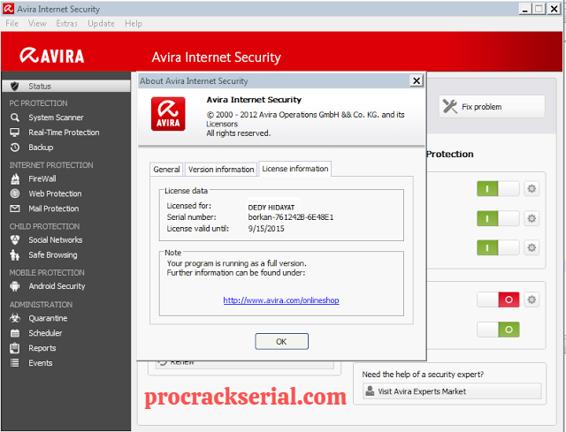 Avira Antivirus Pro Crack 15.0.2104.2089 & Activation Key [Latest] 2022