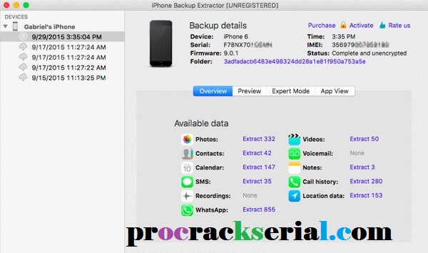 iPhone Backup Extractor Crack 7.7.37 & Activation Key [Latest] 2022